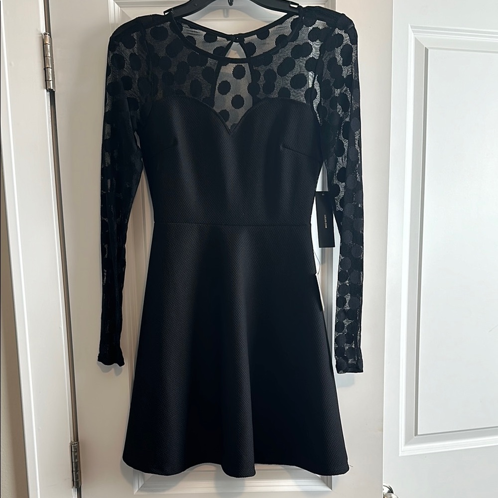 Elegant Black Lace Dress